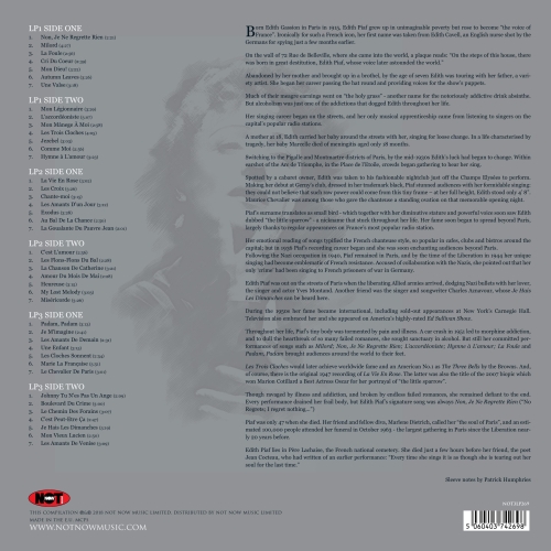 Картинка Edith Piaf The Platinum Collection White Vinyl (3LP) NotNowMusic 398673 5060348582694 фото 3